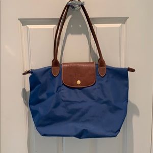 Royal Blue Longchamp le pliage bag - small